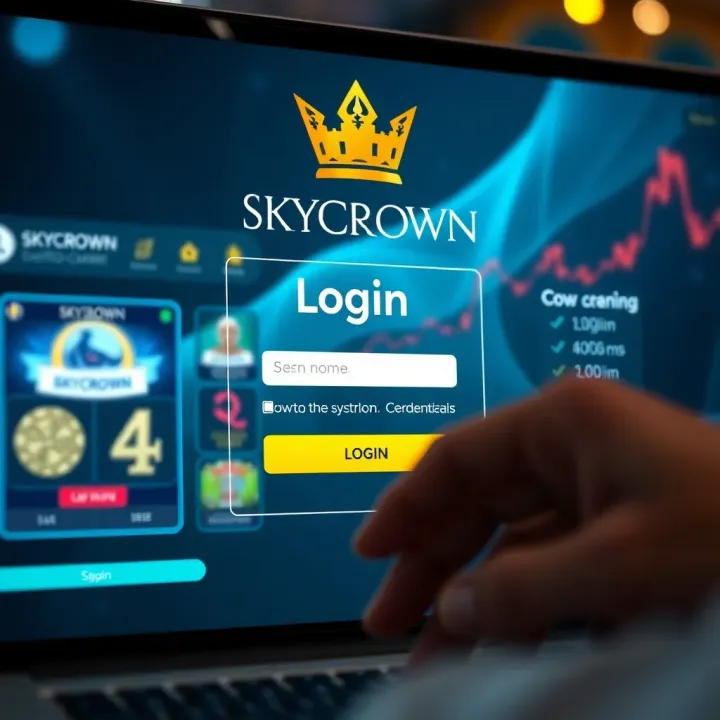 User entering login credentials on a secure digital platform