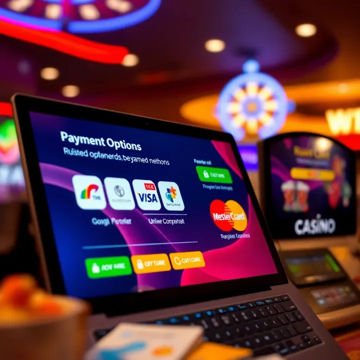 Reliable Payment Options for Australian Online Casinos Secure online payment methods displayed on a digital screen representing trusted casino transactions