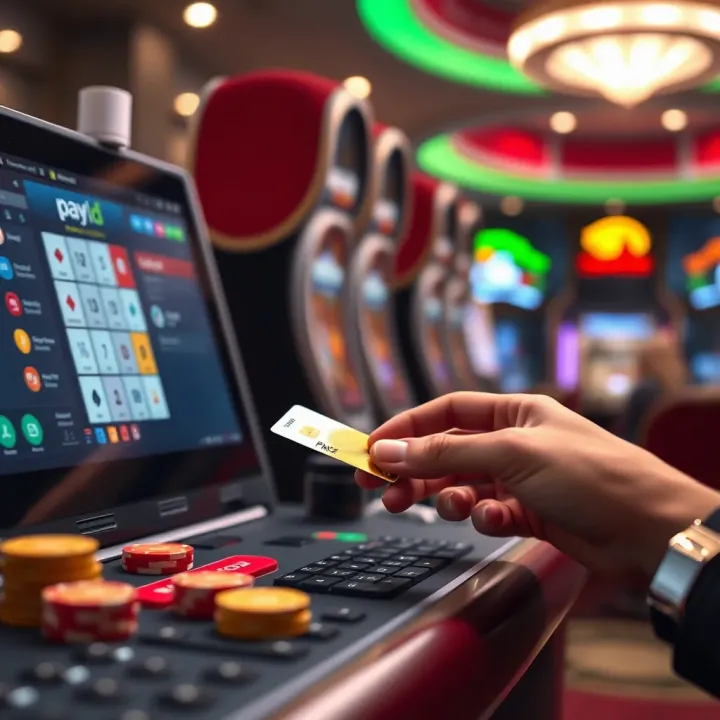 Digital representation of a secure online transaction using PayID on a gambling platform