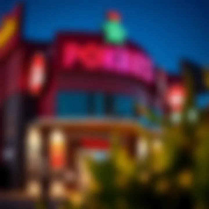 Exterior of an Australian pokies venue showing entrance and signage during daytime