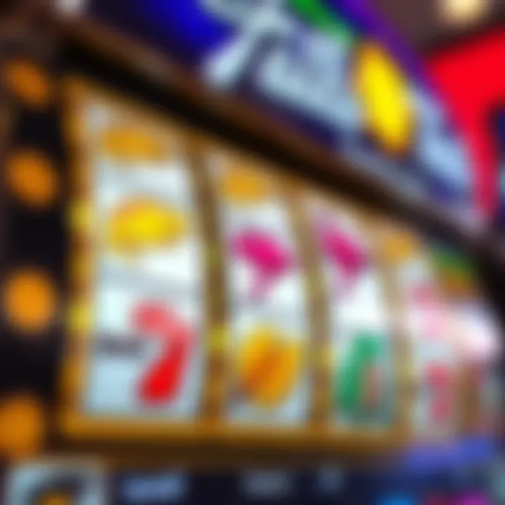 Colourful slot machine reels displaying Australian themed symbols such as kangaroos and boomerangs