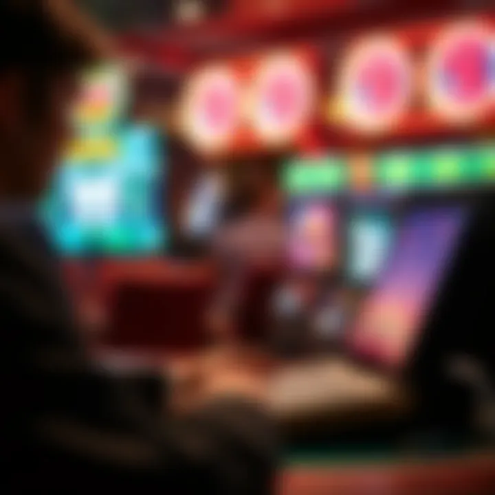 Illustration of Australian player safely using free play bonuses on casino website