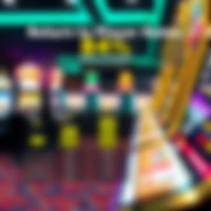 Graphic showing comparison of return to player rates among different gambling machines