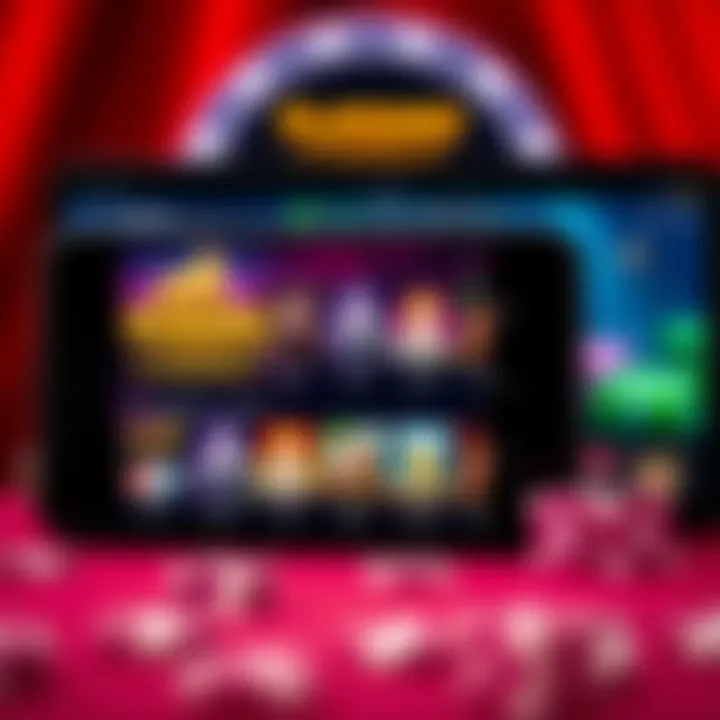 Mobile device displaying Playamo Casino app interface with various game icons