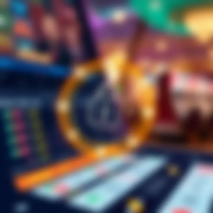 Secure digital payment methods icon representing safe transactions on a gaming website