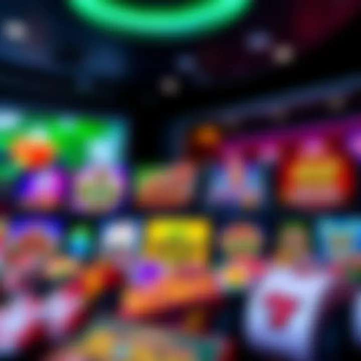 Variety of casino game icons illustrating game selections at Hellspin Casino