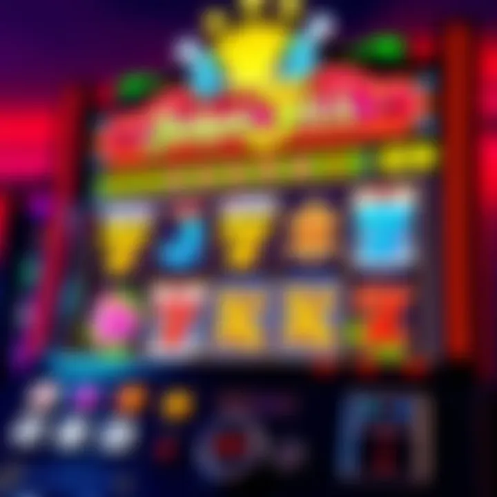 Jackpot Jill Elite Slot Game Interface Bright and colorful Jackpot Jill Elite slot game interface showing reels with classic symbols