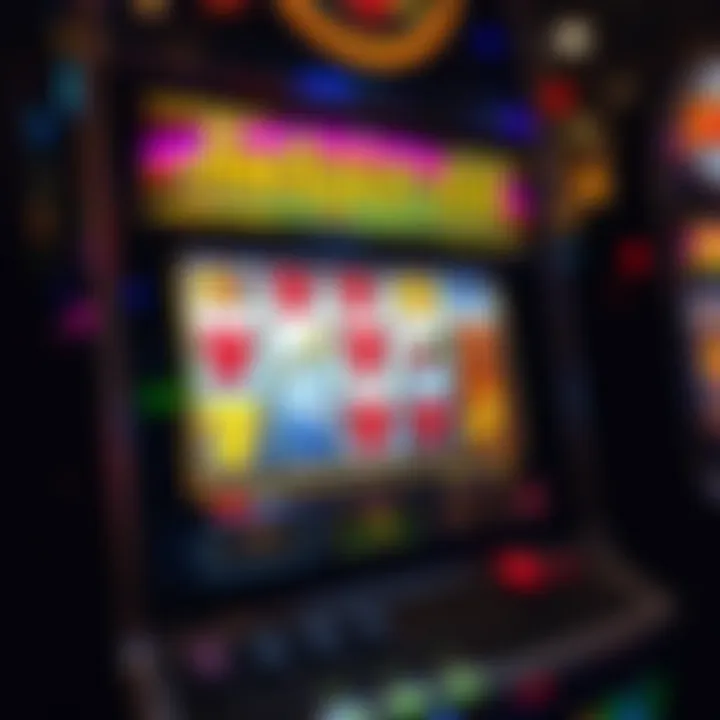 Slot machine screen displaying Jackpot Jill free spins bonus feature with bright symbols