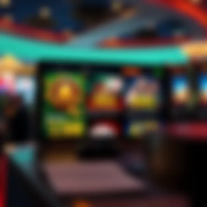 Illustration of a secure online casino interface with bonus offer details