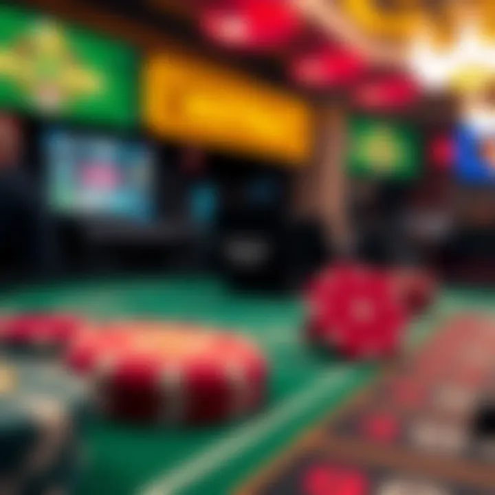 Illustration of an Australian map highlighting regions with national online casino regulations