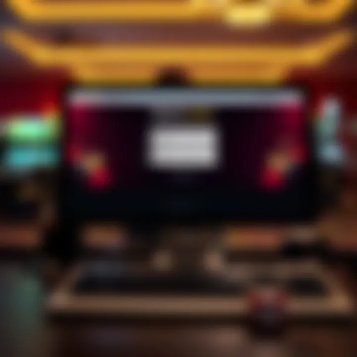 Secure login interface of PlayAmo Casino on desktop showing username and password fields