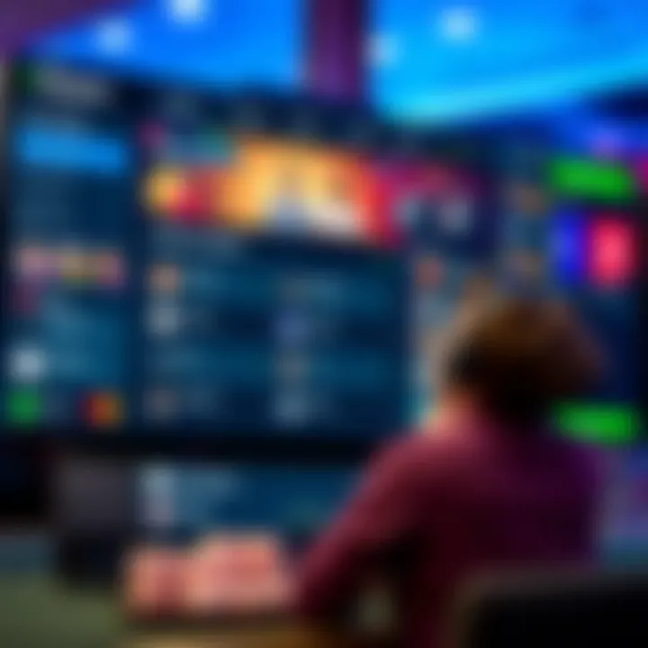 User-friendly dashboard showing payment options and customer support chat