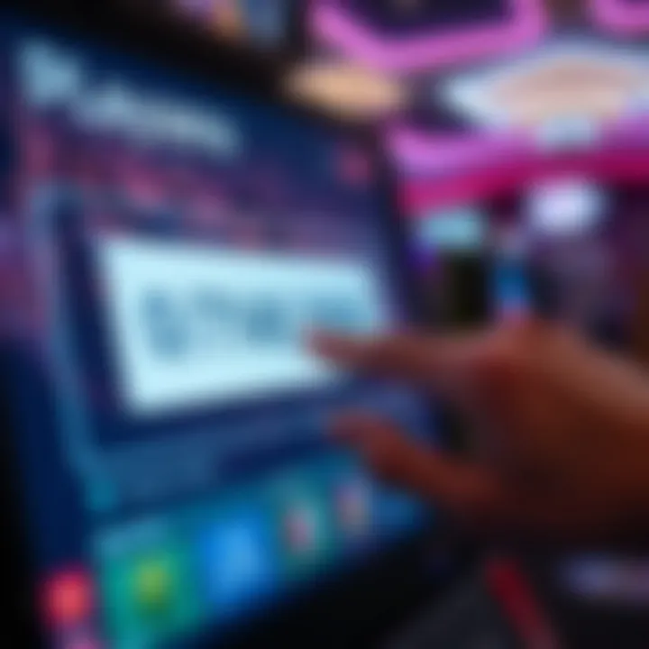 Illustration of a digital promotional code being entered on a gaming platform interface