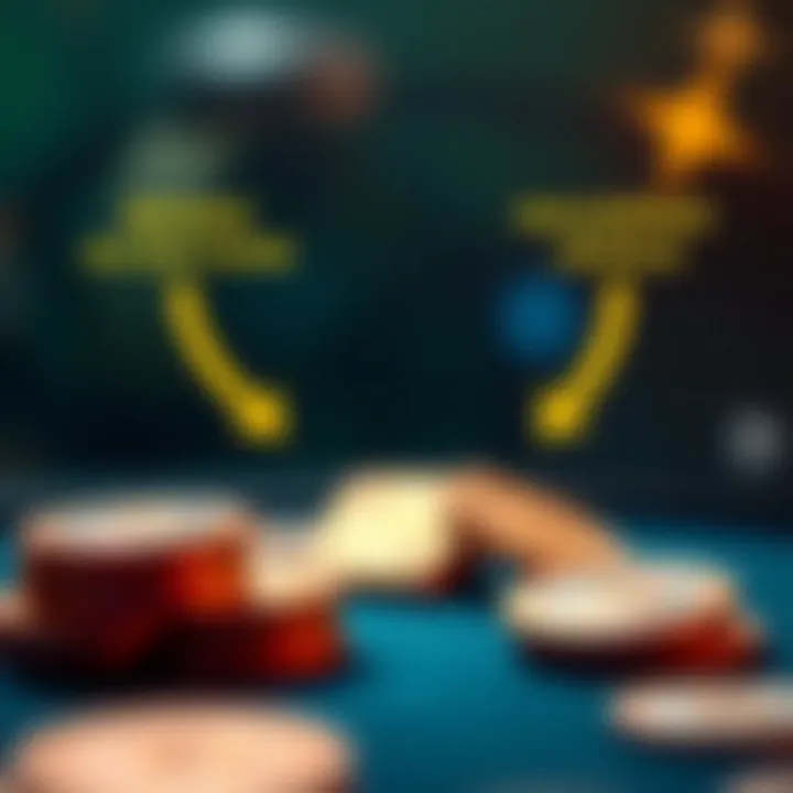 Understanding Wagering Requirements for PlayAmo Bonuses Visual representation of wagering requirements with coins and arrows highlighting bonus terms and conditions