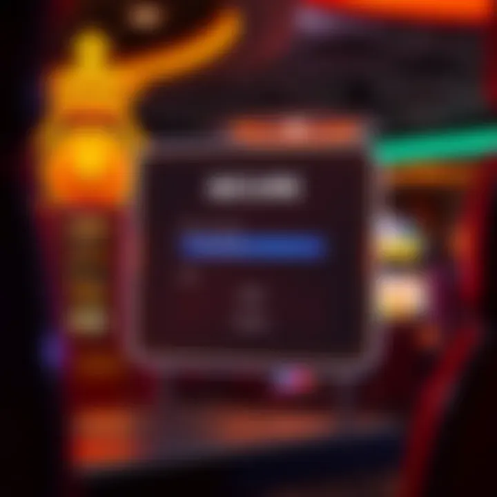 Secure login interface for online pokies platform in Australia