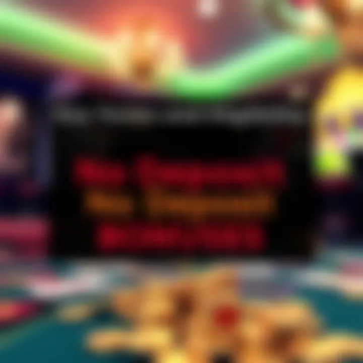 Graphic showing key terms and eligibility criteria for no deposit bonuses