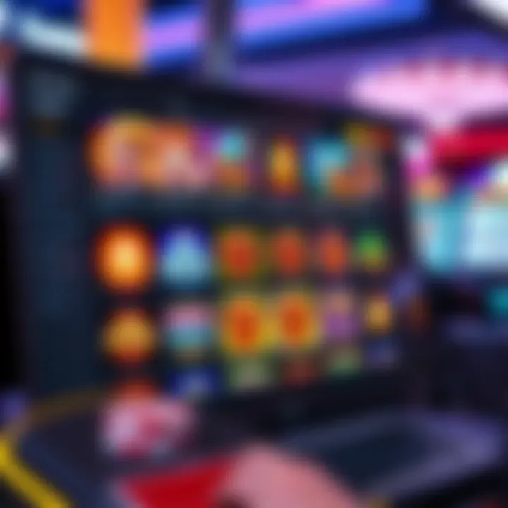 Online pokies interface showing diverse slot game options on a user-friendly Australian gambling platform