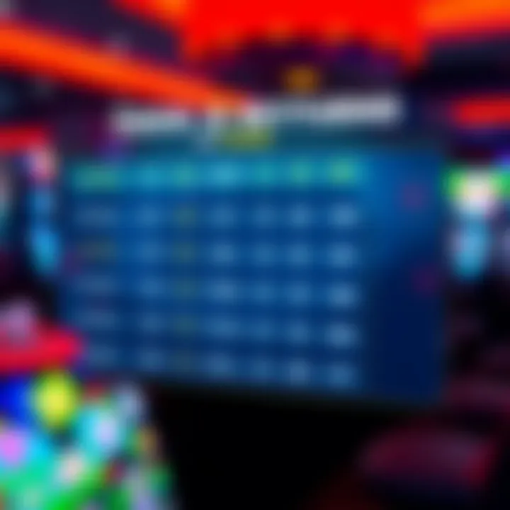 Visual representation of odds and returns related to pokies gameplay