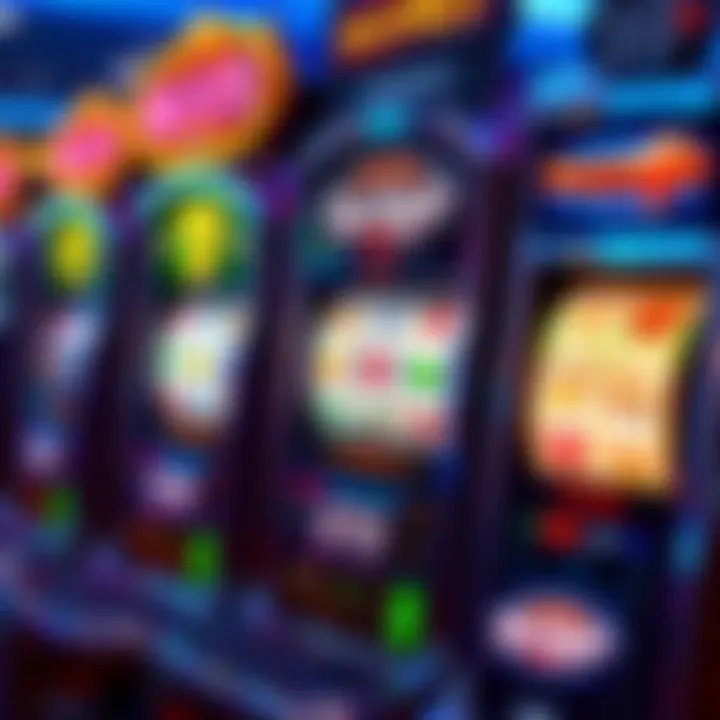 Colorful slot machine with various symbols and a jackpot display