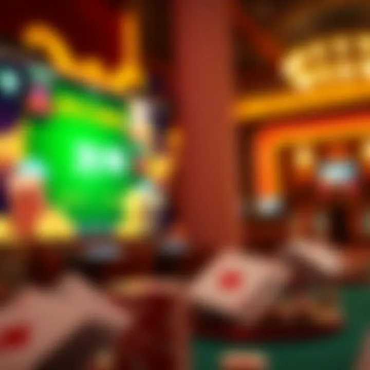 Illustration of online casino interface highlighting the no deposit bonus offer