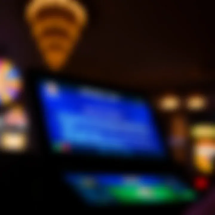Illustration of bonus conditions and wagering requirements on a digital screen