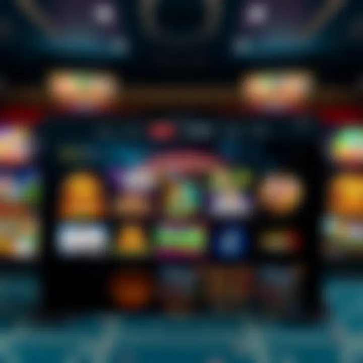 Display of various casino games available after successful login on RocketPlay platform