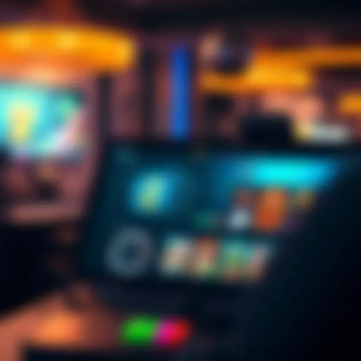 Dashboard view of RocketPlay Casino platform highlighting navigation menu and game selections