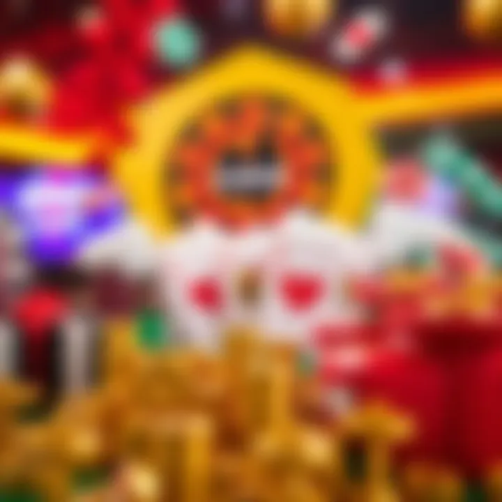 Visual representation of various online casino bonus symbols and promotional offers
