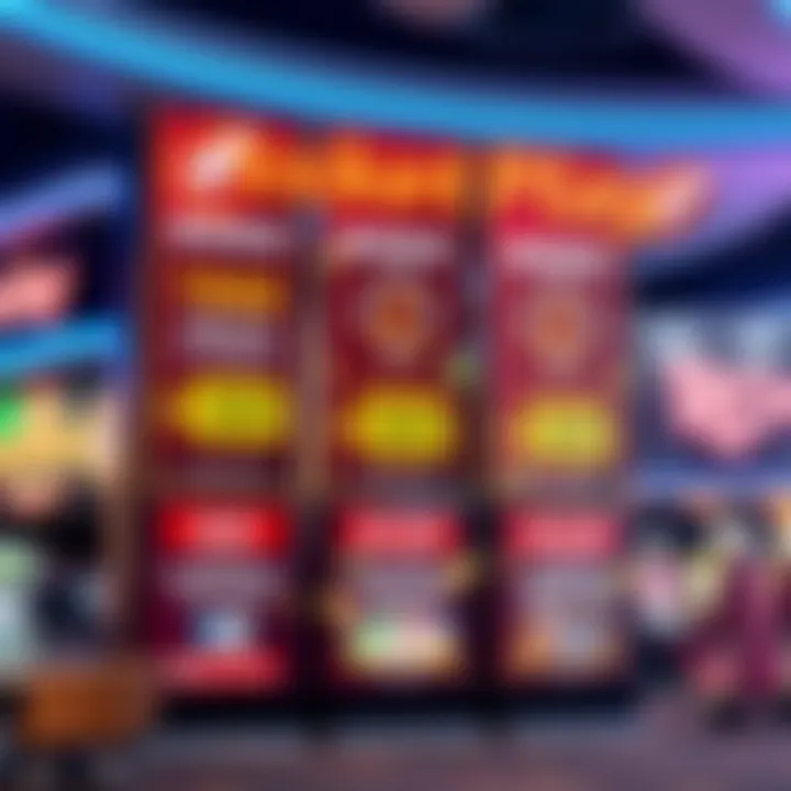 Bright promotional banners highlighting RocketPlay Casino bonuses and payment options