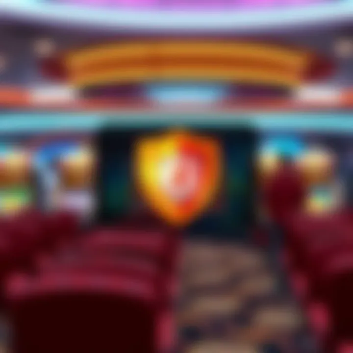 Secure installation process of RocketPlay Casino app with shield icon representing safety