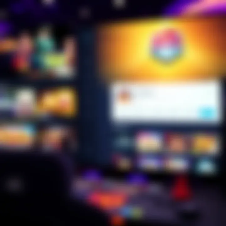 User interface of Rocketplay showcasing diverse game options and intuitive navigation