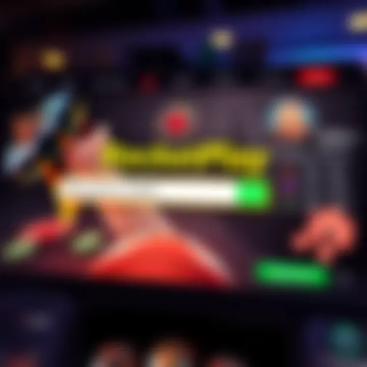 Illustration of online casino gaming interface with highlighted promo code input field