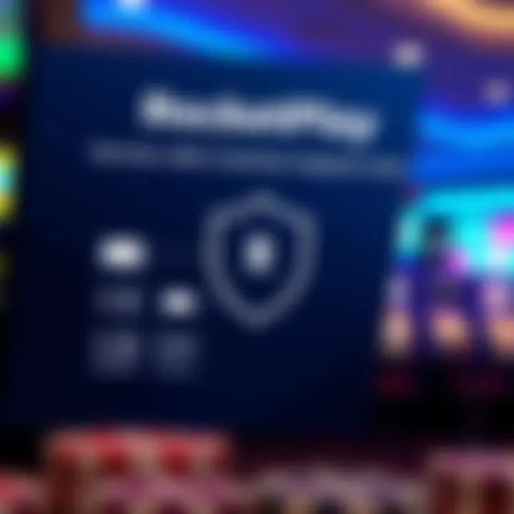 Secure online casino transactions with digital payment icons and shield symbol