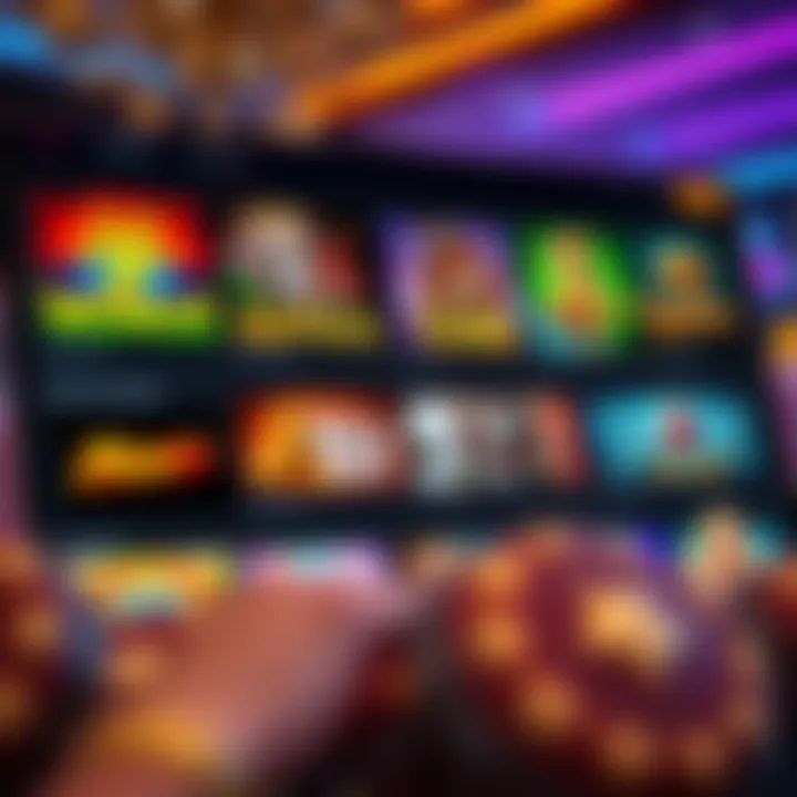 Royal Reels online casino interface showcasing diverse game options available to Australian players