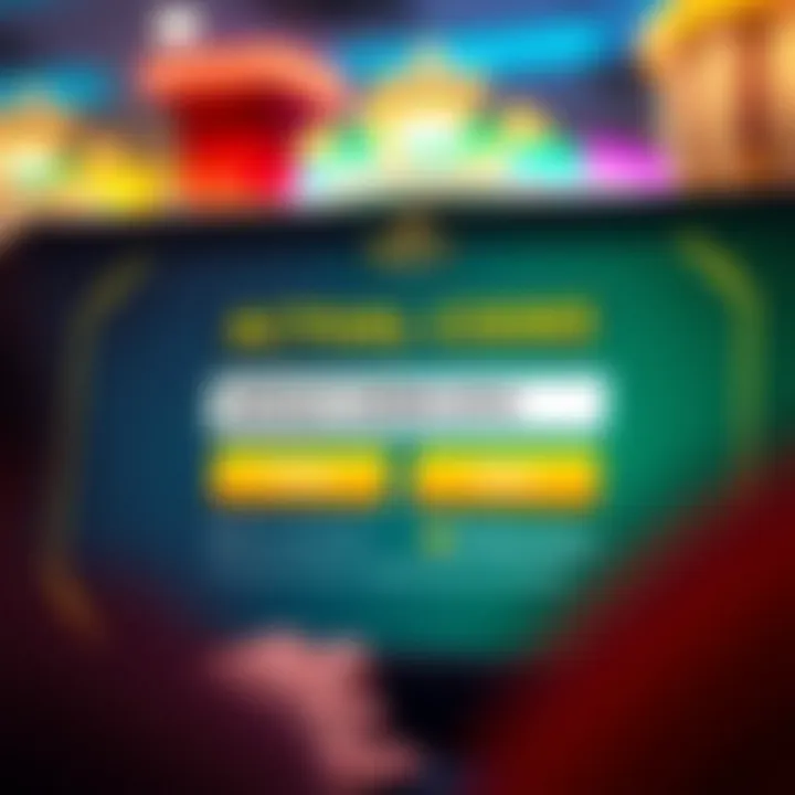 Royal Reels online casino interface showing bonus code input section