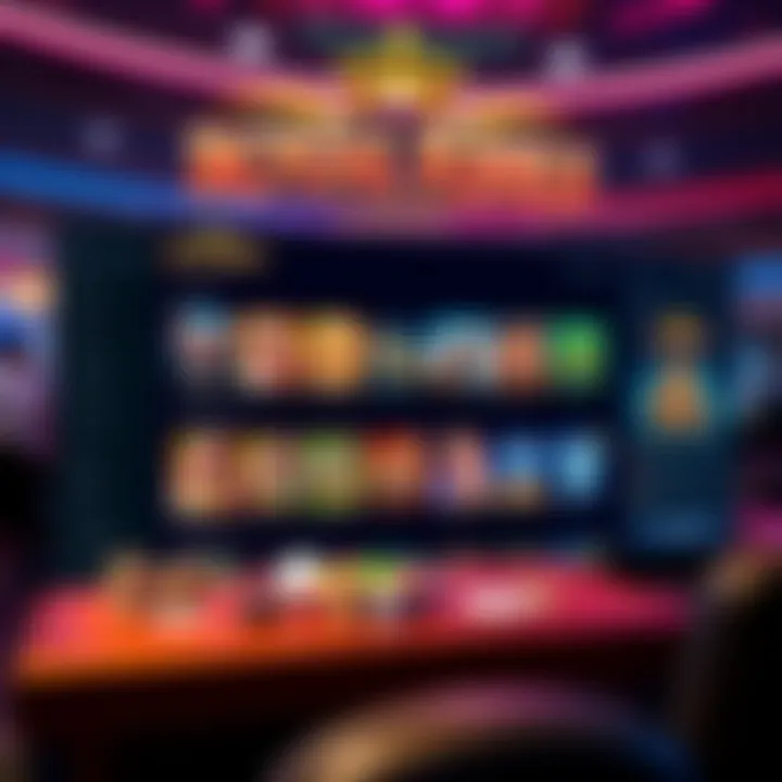 Overview of Royal Reels online casino interface displaying game options and user dashboard