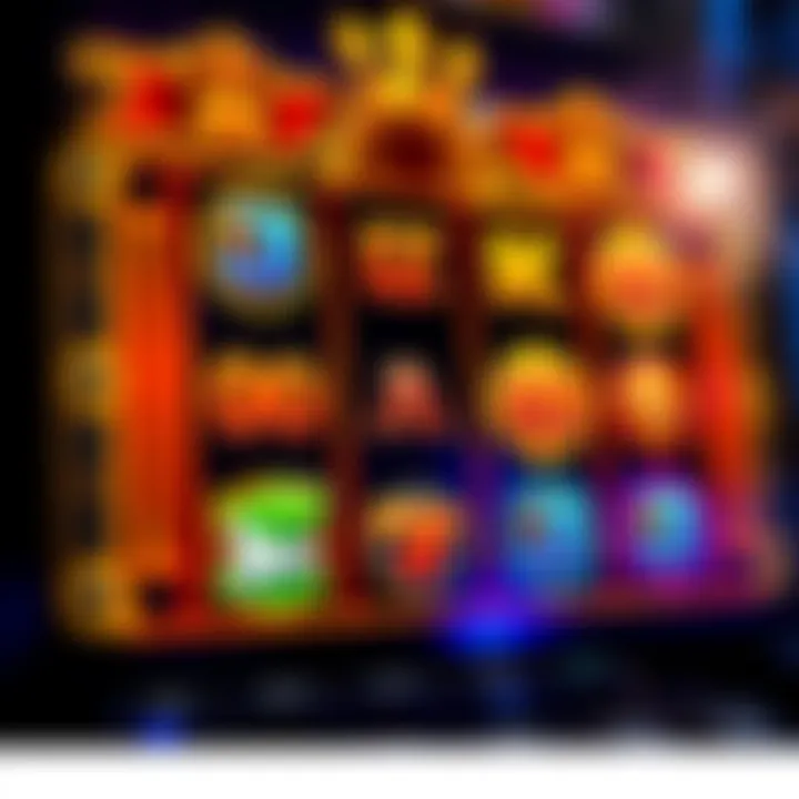 Royal Reels slot machine app interface showing reels and colorful symbols