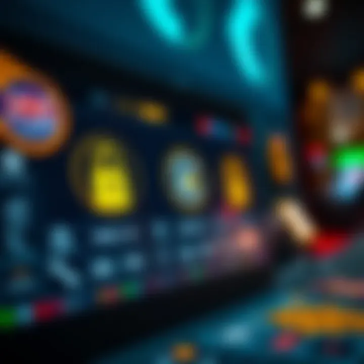 Secure online casino interface displaying encryption symbols and trust badges