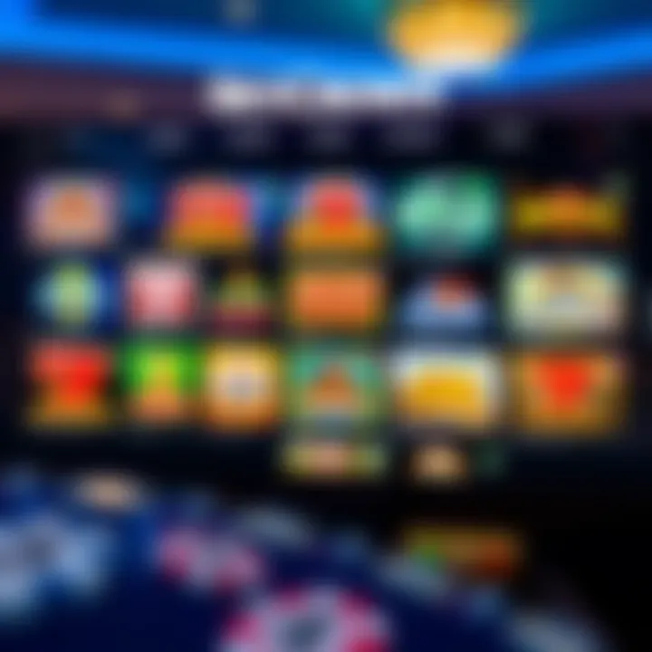 SkyCrown Casino interface showcasing a variety of slot games available to Australian players