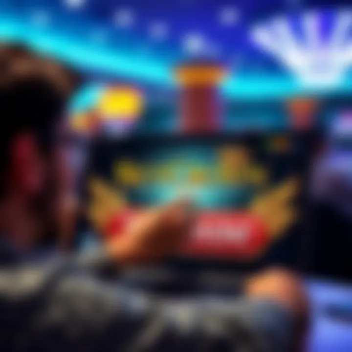 Australian player entering SkyCrown no deposit bonus code on an online casino platform