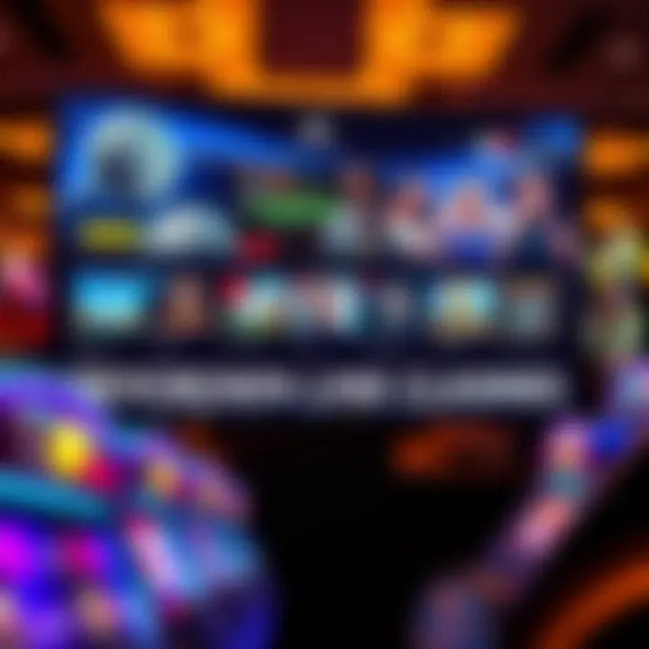 User-friendly interface of SkyCrown Online platform showcasing its entertainment and connectivity features