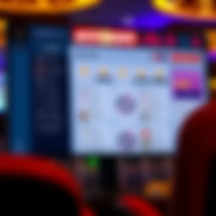 Secure online account dashboard displaying gaming options and security features