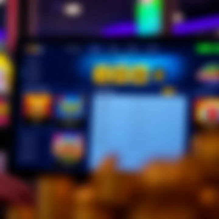 Dashboard showing available casino games, bonuses, and account settings for Australian players