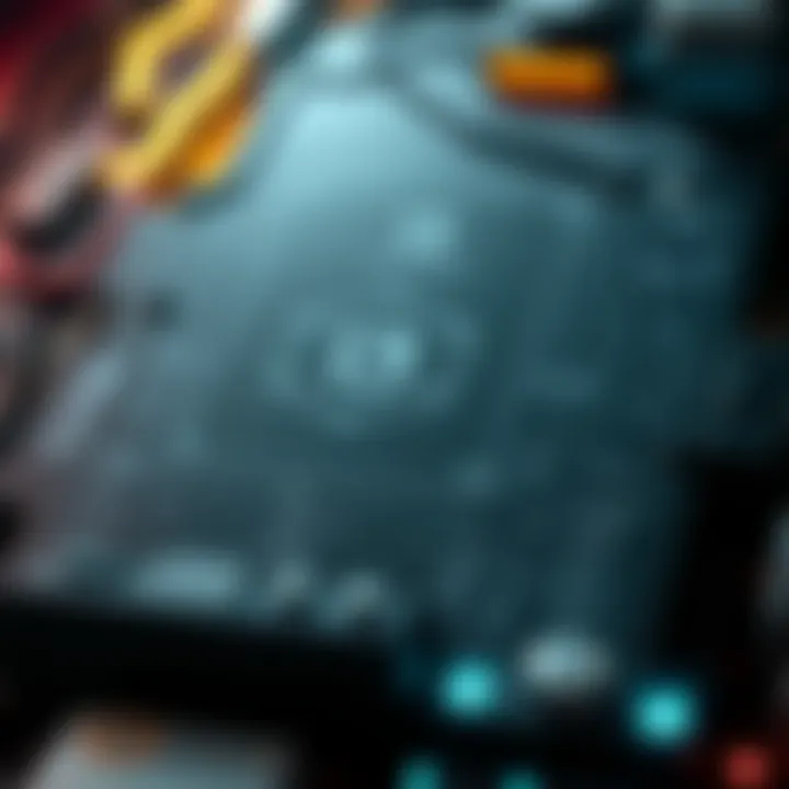 Diagram illustrating core components and architecture of a complex technological system