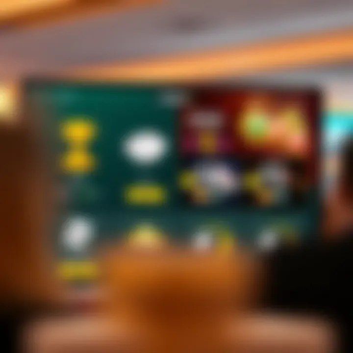 Illustration of a digital casino interface highlighting no deposit bonus offers