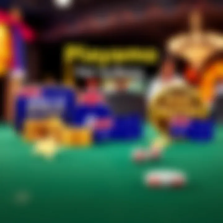 Illustration showing various casino bonus icons and Australian flag elements highlighting Playamo sign up offers