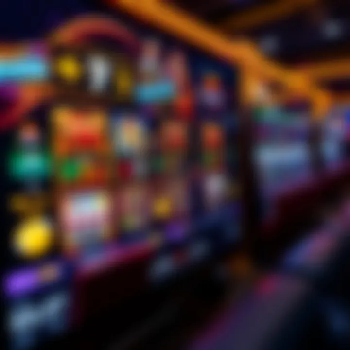 Digital interface showcasing various pokies slot games on an online platform