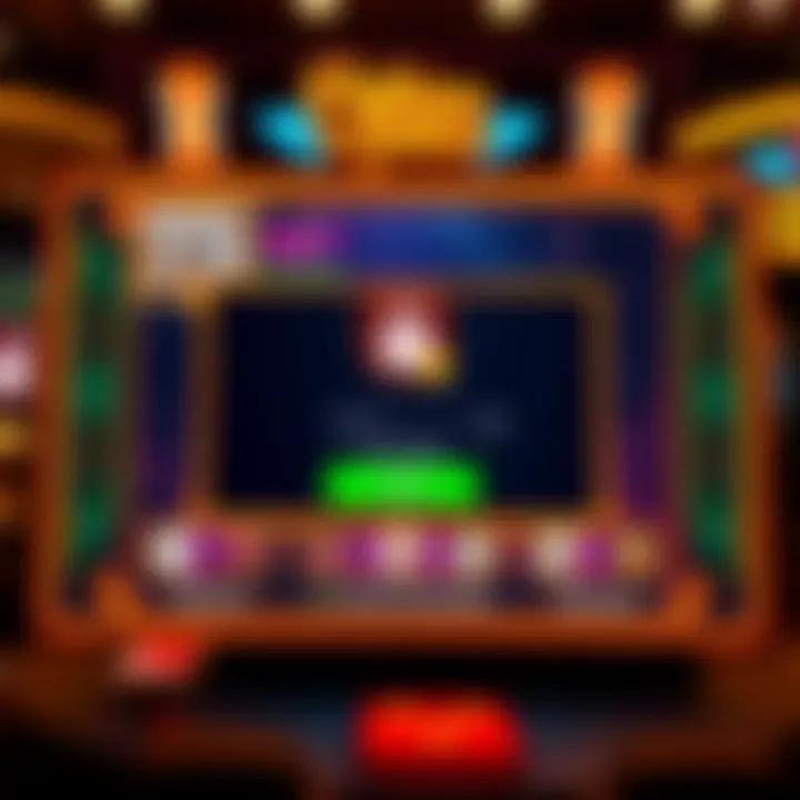 User interface showing the login screen of an online pokies platform with secure access features