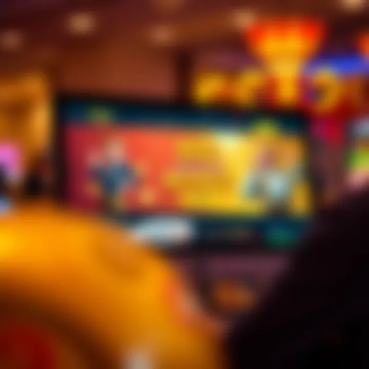 Illustration showing a computer screen displaying Ricky Casino website with sign up bonus offer highlighted