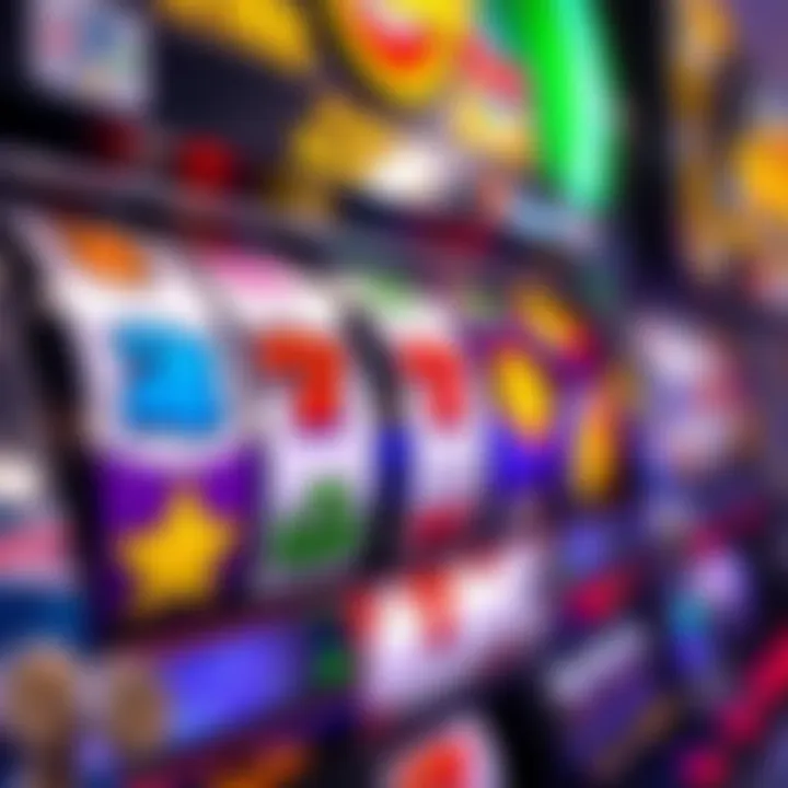 Colorful reels of an Australian slot machine game with various iconic symbols